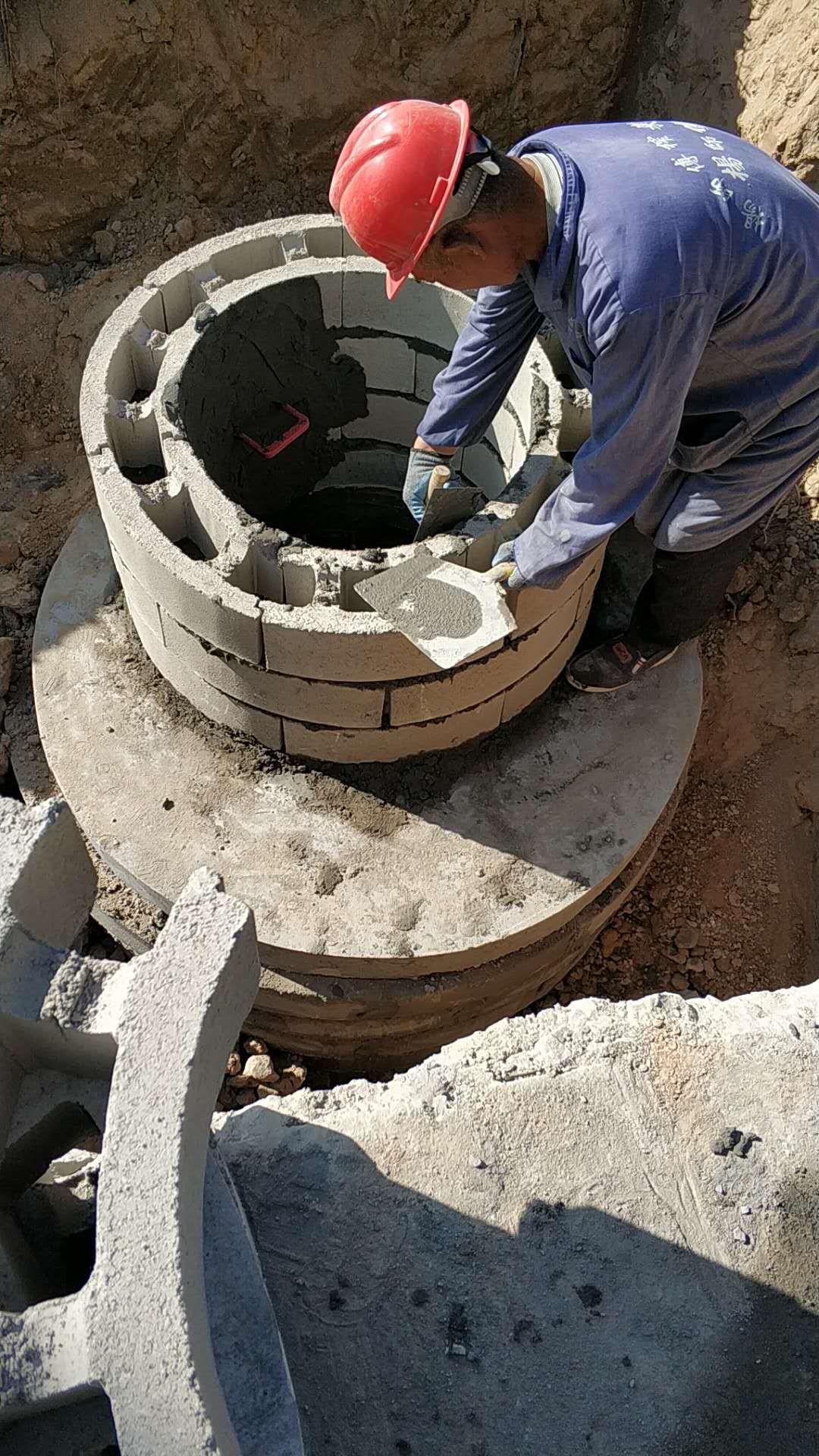 混凝土井用模块砖