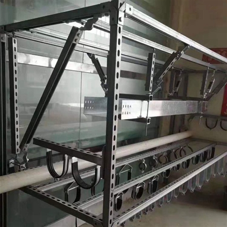 大连消防双管道抗震支架展宇c型钢抗震支吊架公司