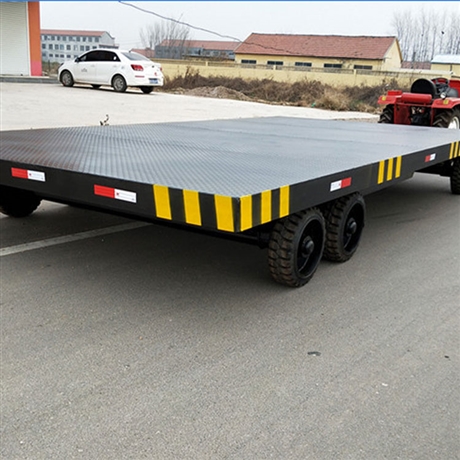 全封闭电动平板车平板拖车厂区载货蓄电池运输车