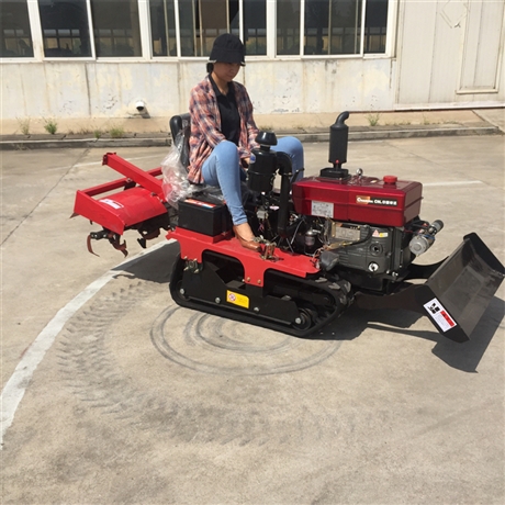 25马力旱地履带旋耕机 大棚果园除草旋耕机 大棚果园犁地旋耕起垄机