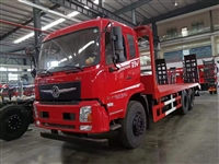 150挖机平板拖车 东风D3V后八轮 玉柴245马力 整车长10米
