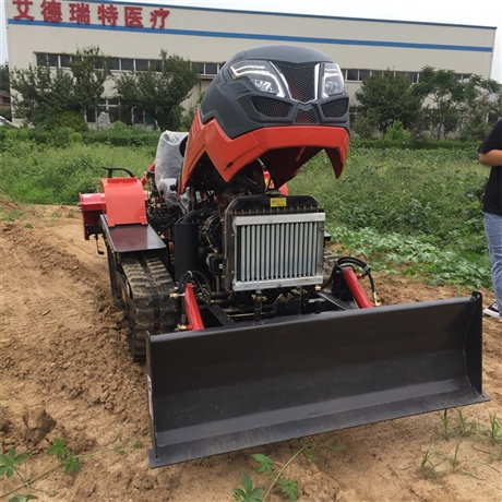 50马力农场旋耕机 50马力大棚专用拖拉机 果园专用履带拖拉机价格