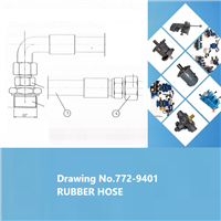 Drawing No.772-9401 RUBBER HOSE液压软管液压管件