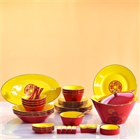 陶瓷餐具碗碟套装 家用礼品 简约骨瓷碗筷盘子 碗具