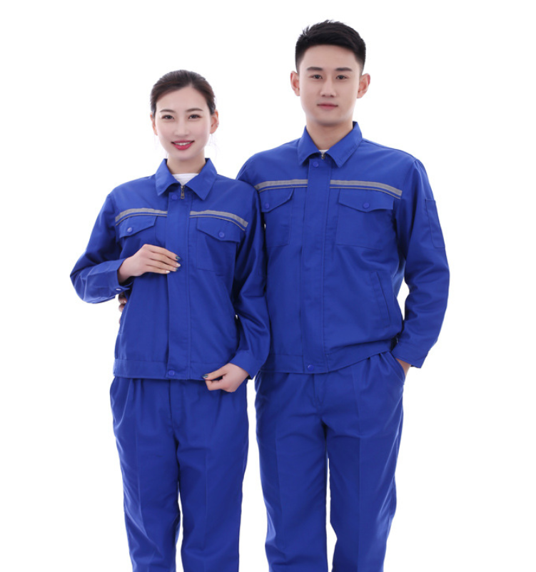 供应浦东工服定制厂 加厚牛仔布工作服