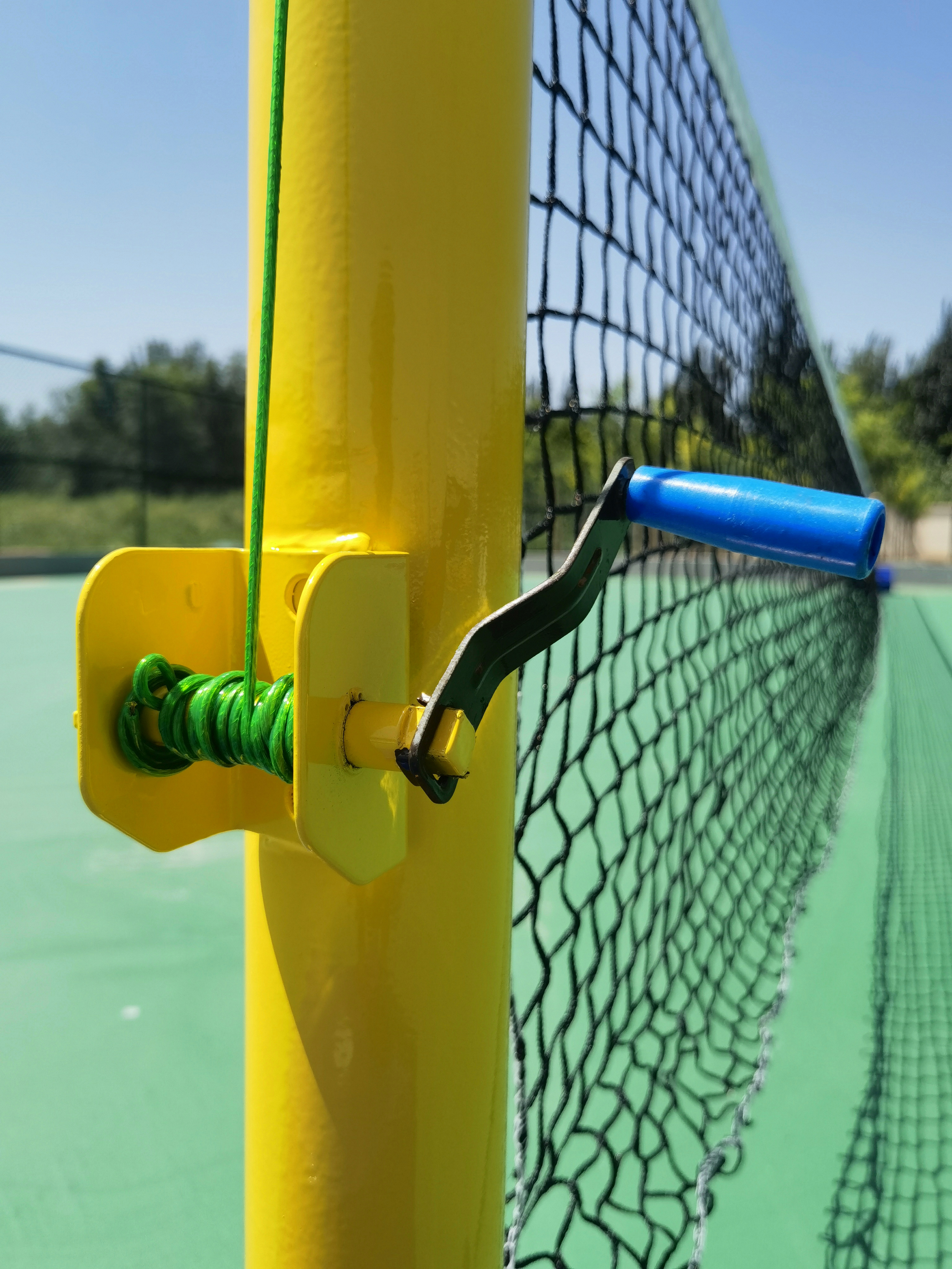 学校移动排球柱