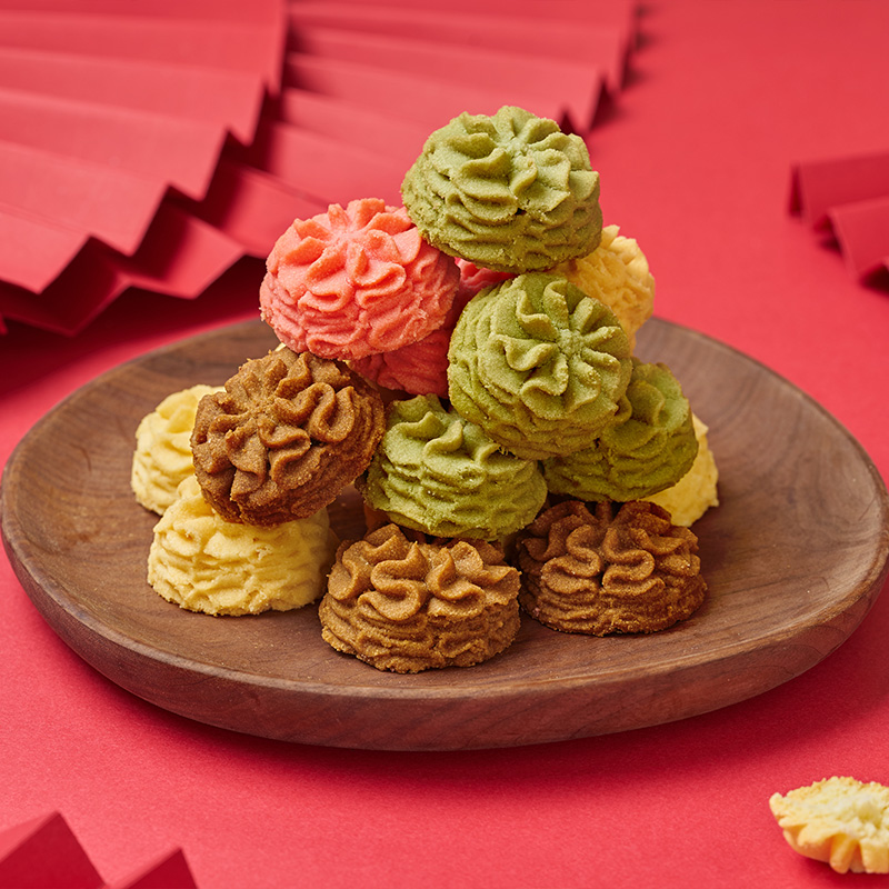 珍妮星座曲奇小熊饼干 四味彩虹套餐640gx2盒休闲零食点心下午茶