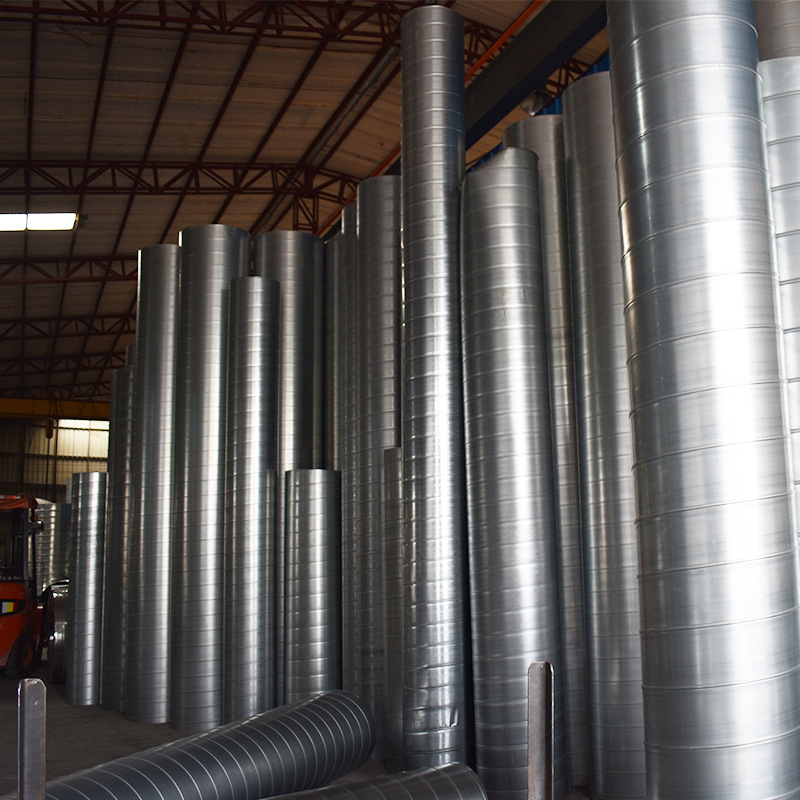 工厂排气加工厂新风系统工程安装加工生产通风排气管道耐抗压镀