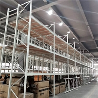 木板三立柱货架 家具行业货架 河南六维