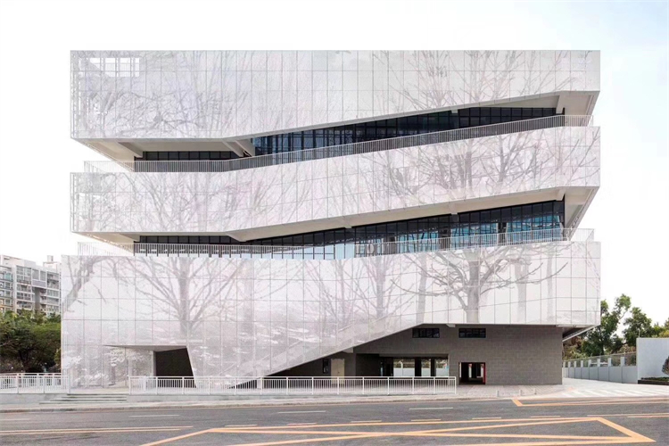 山水造型冲孔铝单板大小不规则穿孔铝单板生产外墙冲孔铝单板