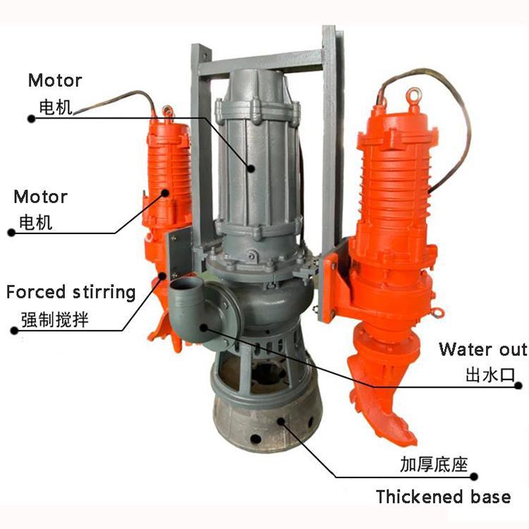 流量100立方潜水泵 电动防爆渣浆泵 耐高压的潜水泵
