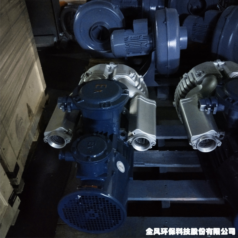 高压防爆气泵 双叶轮高压风机 气体循环系统气泵