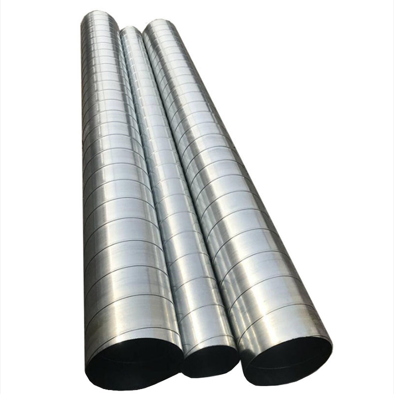 惠州螺旋风管加工厂水帘降温工程安装不锈钢螺旋风管生产厂家