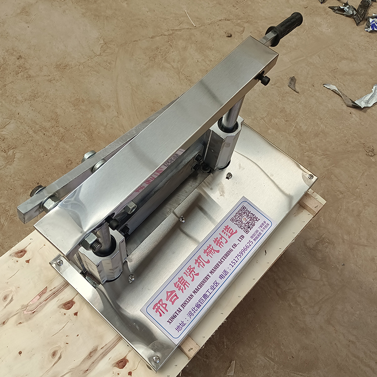 锦贤机械肉铺手动铡骨机手动切骨机