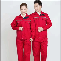 上海长袖工作服厂家 工作服男女装定制 藏青深色工作服