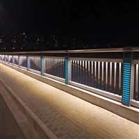 河道灯光护栏 景观河道护栏 防撞桥梁护栏 厂家支持定做