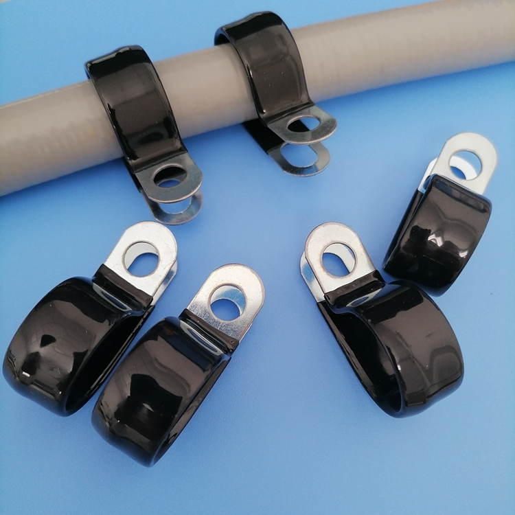 r型浸胶卡箍20mm汽车单管夹片