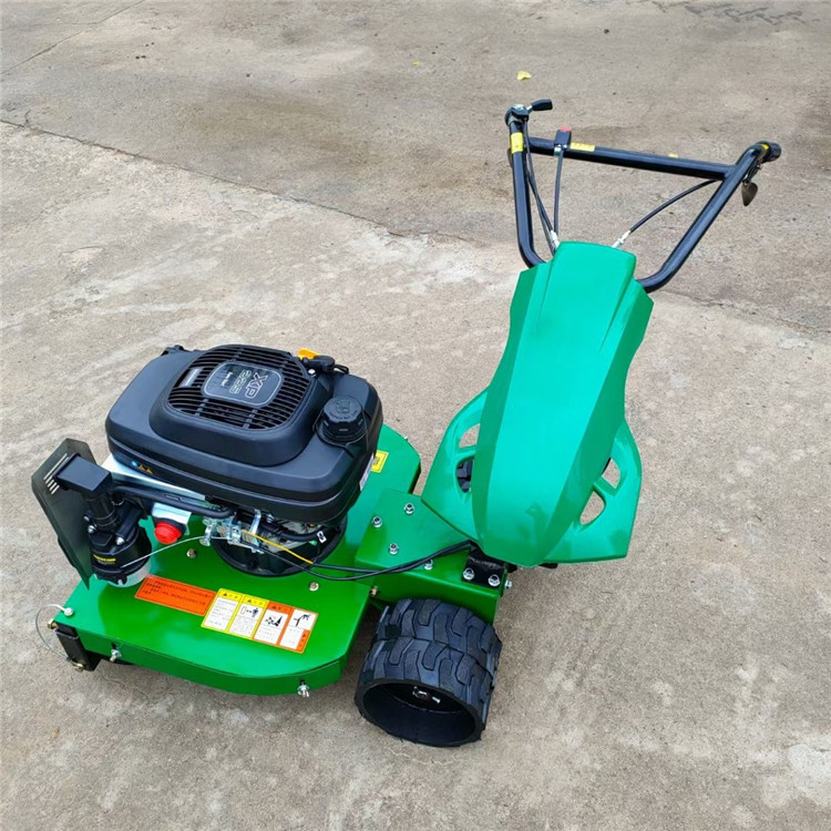 大功率自走式碎草机手扶车带果园灭草机志为山地柴油前置碎草机