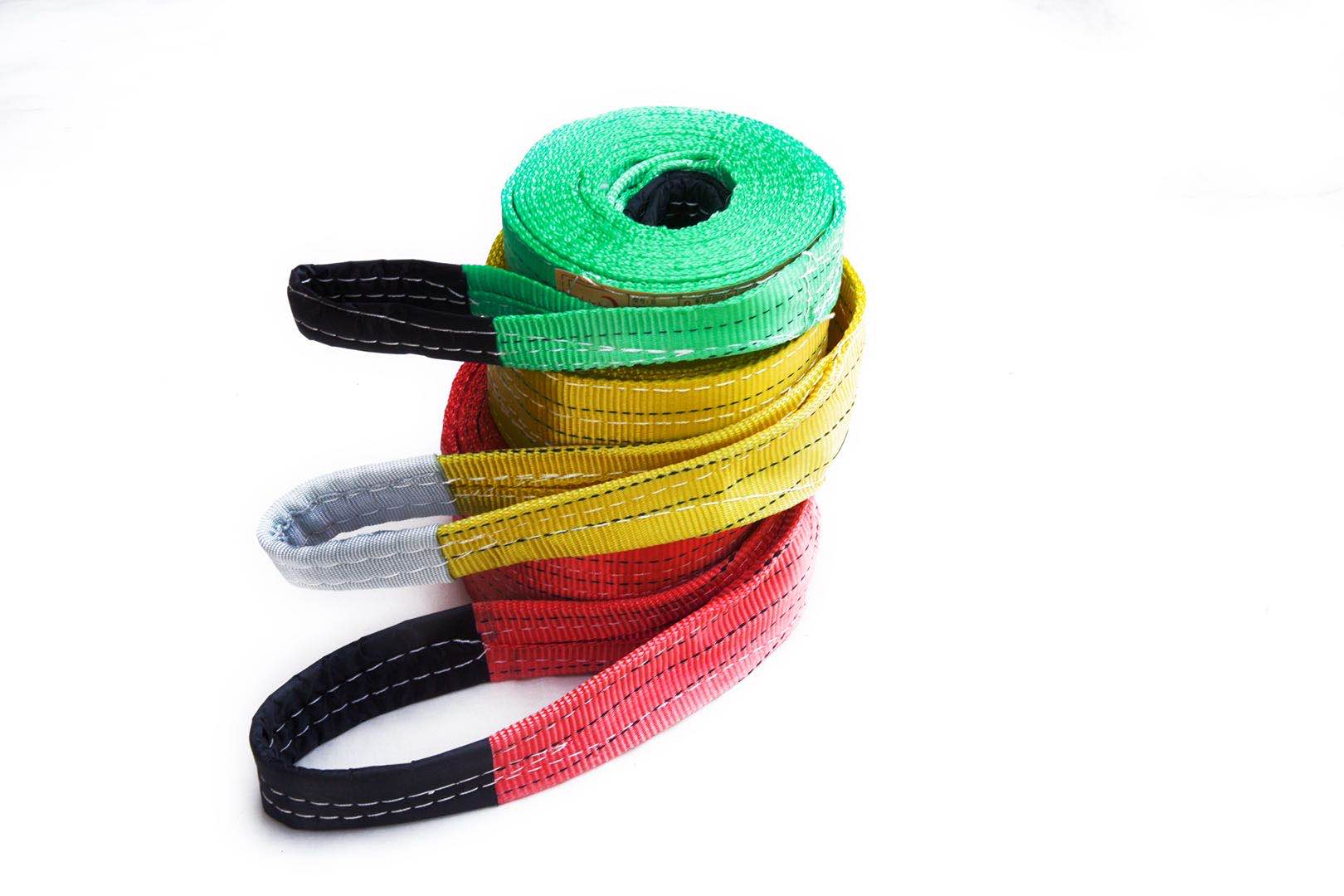 起重吊装带扁平涤纶吊装带规格型号齐全大吨位彩色吊装带