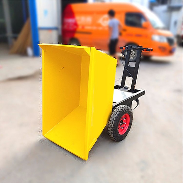 建筑工地搬运好帮手电动灰斗车自缷小骑兵灰斗车人骑灰斗车