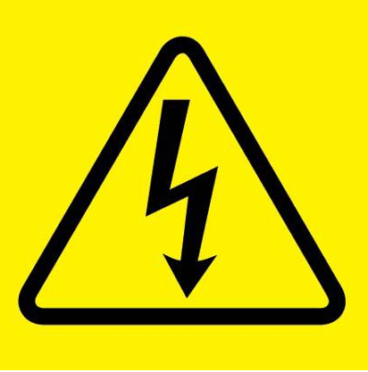 panduit安全警示标志 pesc-h-at 电压危险警告 乙烯基布 黄黑 电气