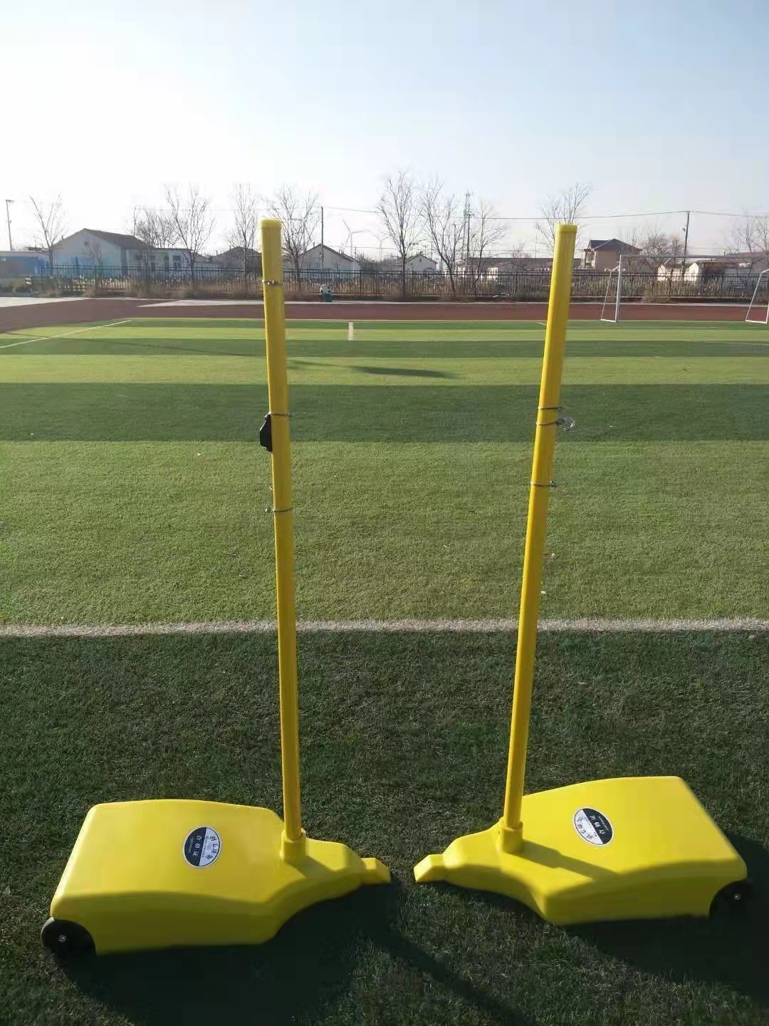 铸铁羽毛球柱羽毛球柱厂家锐扬体育大量生产欢迎下单