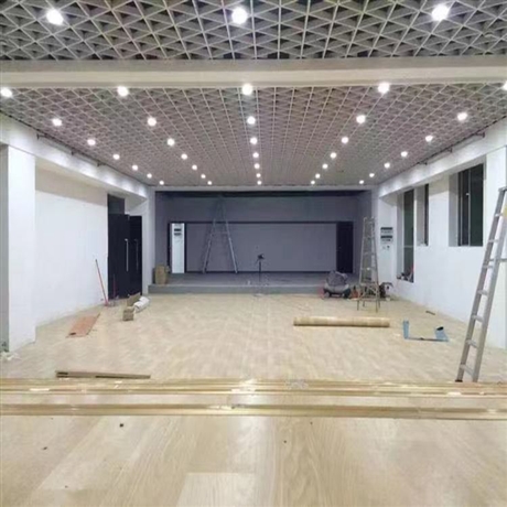 杭州舞蹈室白色鋁格柵吊頂 木紋鋁格柵批發(fā)