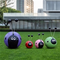 湖南玻璃钢小蜜蜂雕塑 楼盘小区摆件卡通蜜蜂雕塑