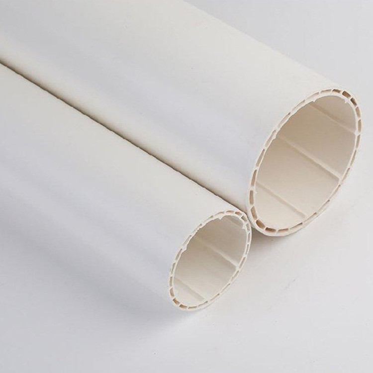 润星pvc-u单壁螺旋消音管 公路桥梁泄水pvc管 周口pvc-u排水管 厂家定