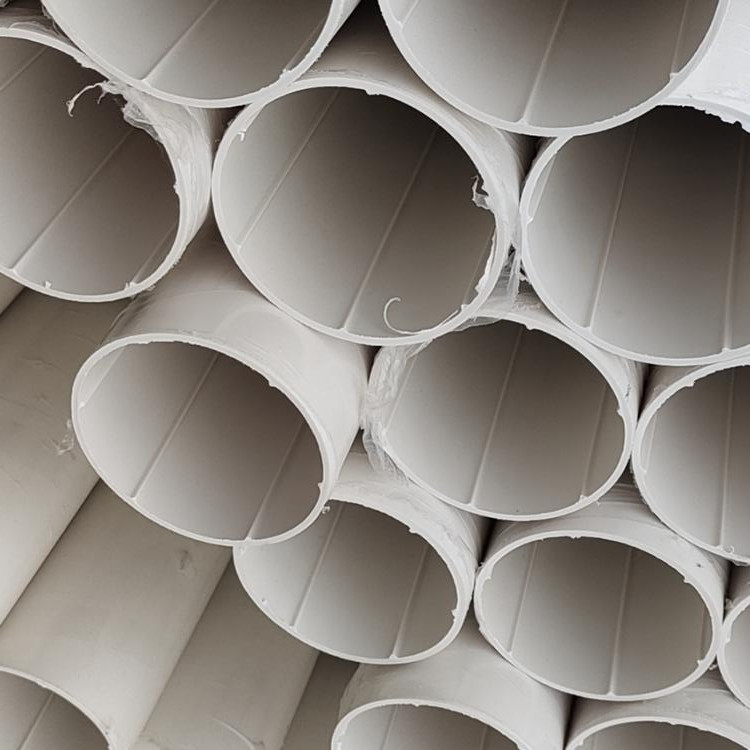 润星供应 pvc-u单壁螺旋消音管 室外排水pvc管材 六安pvc养殖通风管