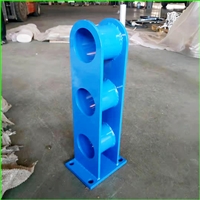 不锈钢护栏立柱 人行道防撞护栏立柱 不锈钢河道护栏报价