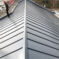 3004氟碳面漆 32立边咬合铝镁锰金属屋面板 铝合金屋面