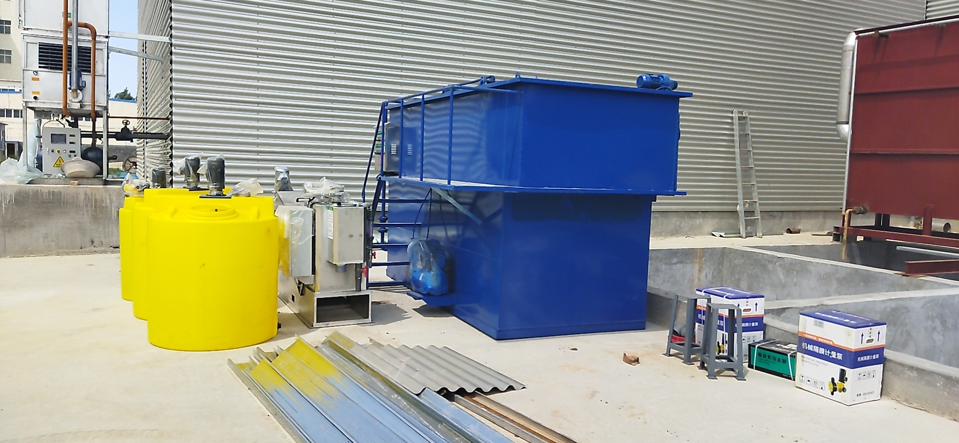 溶气式气浮机 刮渣除油气浮机 屠宰养殖污水处理气浮机