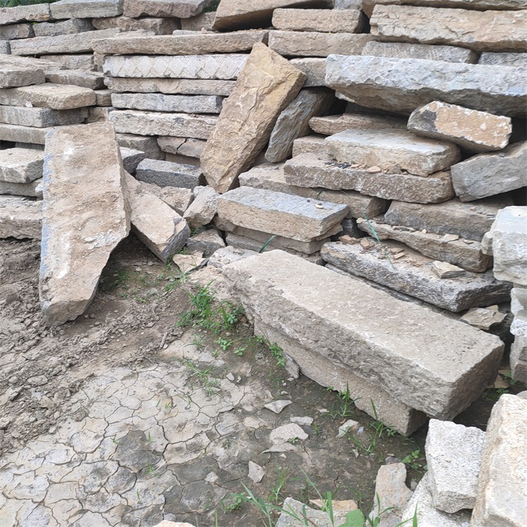 剁面老石板民间旧石板雕花老石条美观漂亮圣达