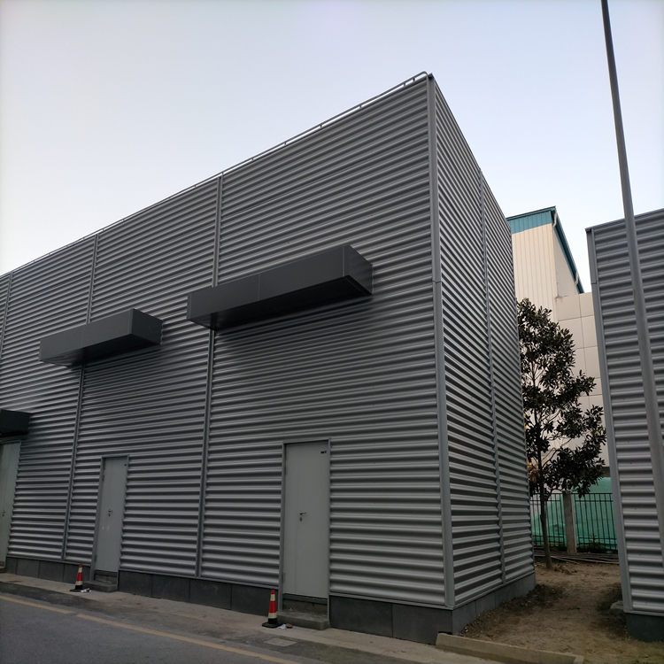 店铺墙面装饰波浪板05mm厚1876836型彩钢波纹板