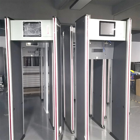 自动人体测温门安全人体测温检测门式测体温计