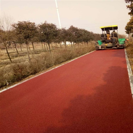 上街彩色瀝青路面圖