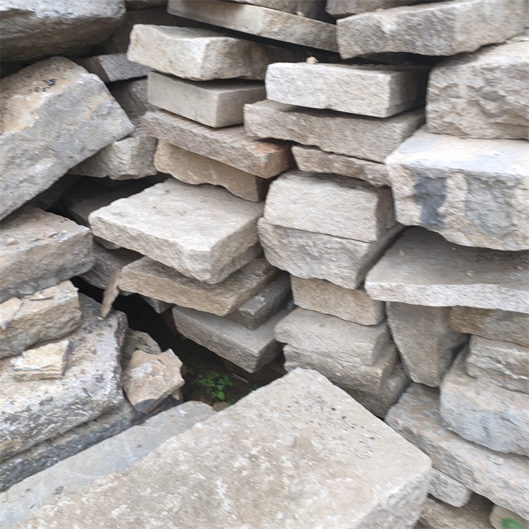剁面老石板自然面仿古旧石板花岗岩老石条园林寺庙青石板