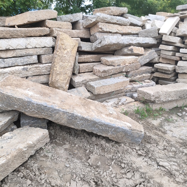 铺路老石板仿古旧石板火烧面青石板园林景区用