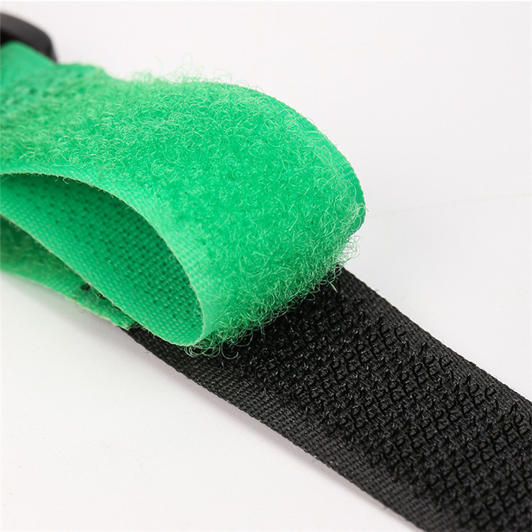 魔术贴绑带绿色不抓毛多规格防脱落魔术贴绑带