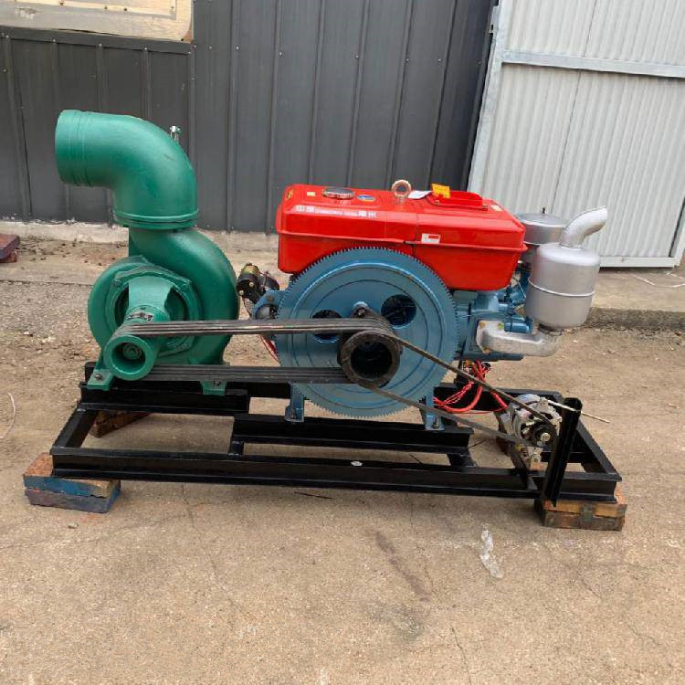 10寸柴油机抽水泵抗洪排涝抽水机8寸防汛排涝污水机普航机械