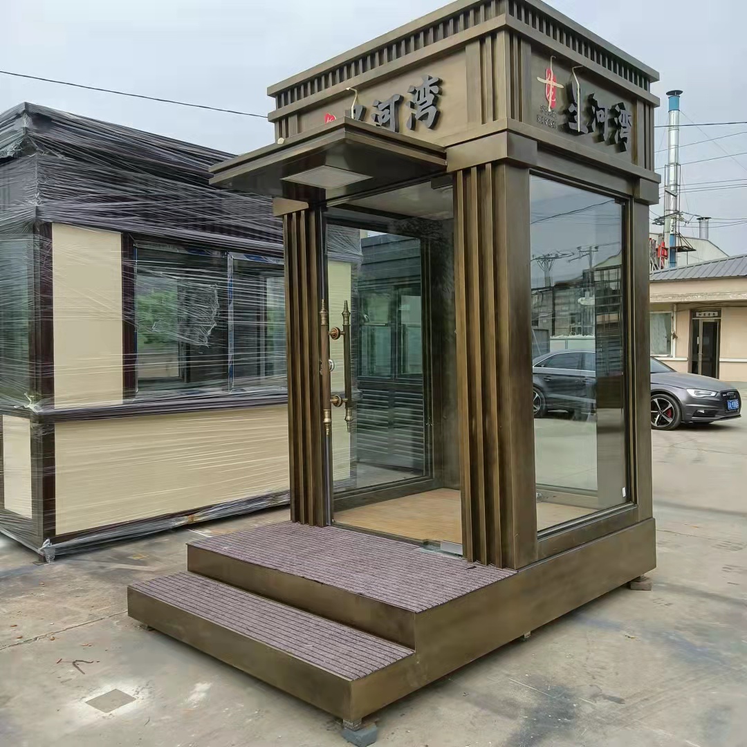 哈尔滨定制小区欧式保卫岗亭 沈阳金同创供应小区门卫房