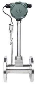 LUGB-15液体涡街流量计 法兰卡箍对夹插入式 带温压补偿