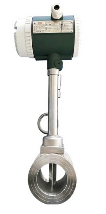 LUGB-25空气氮气氧气涡街流量计 脉冲输出型 法兰卡箍对夹插入式 带温压补偿