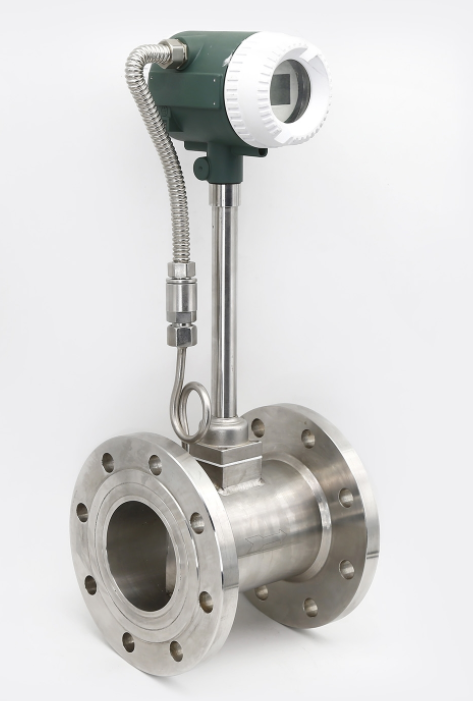 LUGB-80防腐型氮气气体液体 法兰连接涡街流量计 防爆型 脉冲输出型卡箍对夹插入式 带温压补偿485通讯