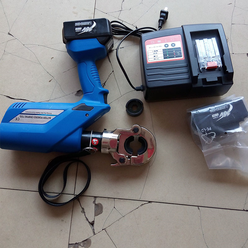 充电式压线钳 h型线夹并沟压接钳 400充电式压线钳生产厂家