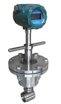 LUGB-50法兰连接涡街流量计 防爆型 脉冲输出型卡箍对夹插入式 带温压补偿