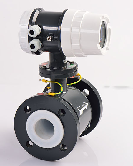 LDE-350/400/450/500/600废水电磁流量计 分体式四氟橡胶衬里316L电极