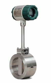LUGB-150法兰连接涡街流量计空气 液体天然气 脉冲输出型卡箍对夹插入式 带温压补偿