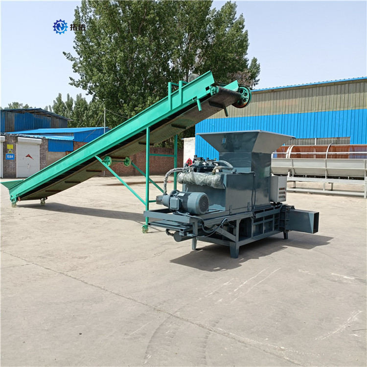 小型全自动秸秆压块机 秸秆青储饲料压块机 青贮玉米液压打包机价格